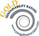Pangolin Associates badge of sustainability: GOLD.