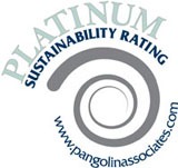 Pangolin Associates badge of sustainability: PLATINUM.