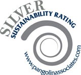 Pangolin Associates badge of sustainability: SILVER.