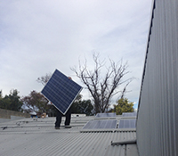 Pangolin Associates Adelaide office - solar panel installation 2014