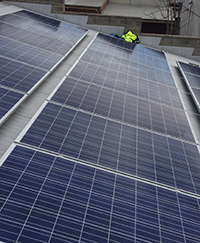 Pangolin Associates Adelaide office - solar panel installation 2014