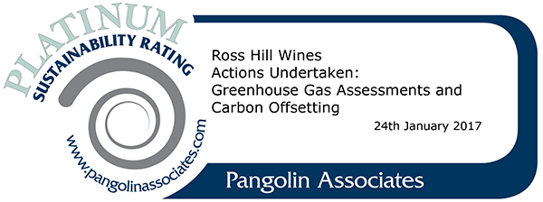 Pangolin Associates: Platinum Badge of Sustainability for Ross Hill.