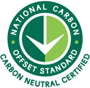 National Carbon Offset Standard (NCOS) logo.