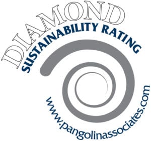 Pangolin Associates Badge of Sustainability (diamond)