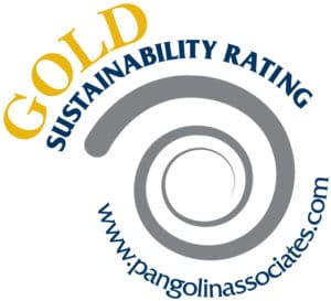 Pangolin Associates Badge of Sustainability (gold)