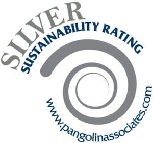 Pangolin Associates Badge of Sustainability (silver)