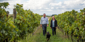 James and Chrissy Robson, Ross Hill carbon neutral certified wines, Orange NSW